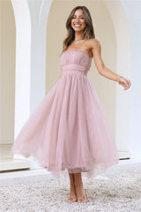 VIP Mood Midi Dress Pink