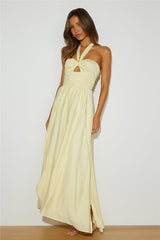 Coconut Island Maxi Dress Yellow