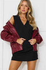 Kenny Bomber Dark Burgundy