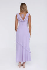 Star Effect Maxi Dress Lavender