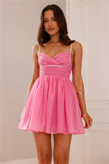Warm Summer Breeze Mini Dress Pink