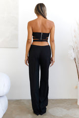Fantastical Heart Pants Black