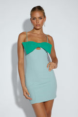 Be My Lover Mini Dress Green