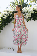 Feel The Tune Maxi Dress Beige