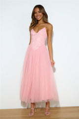 Amazing Love Midi Dress Pink