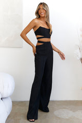 Fantastical Heart Pants Black