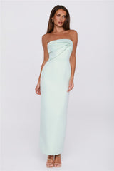 Keep This Energy Strapless Maxi Dress Mint