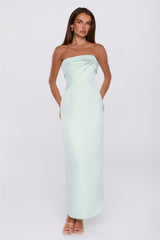 Keep This Energy Strapless Maxi Dress Mint